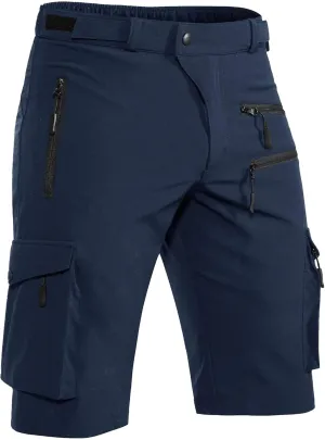 Men's Gym with Pockets Cargo Shorts Loose Straight Leg Short Classic Cotton Work Outdoor Cargo Shorts