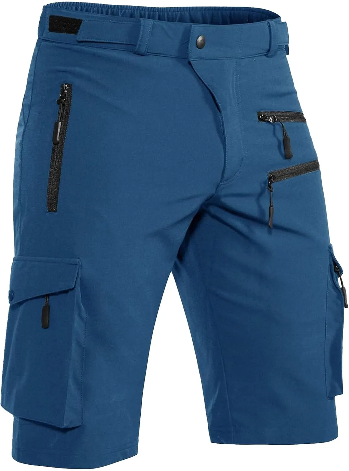 Men's Gym with Pockets Cargo Shorts Loose Straight Leg Short Classic Cotton Work Outdoor Cargo Shorts