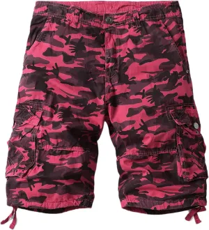Men's Hiking Cargo Shorts Outdoor Camouflage Cargo Shorts Quick Dry Stretch Tactical Outdoor Shorts Golf Shorts