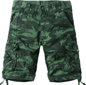Men's Hiking Cargo Shorts Outdoor Camouflage Cargo Shorts Quick Dry Stretch Tactical Outdoor Shorts Golf Shorts