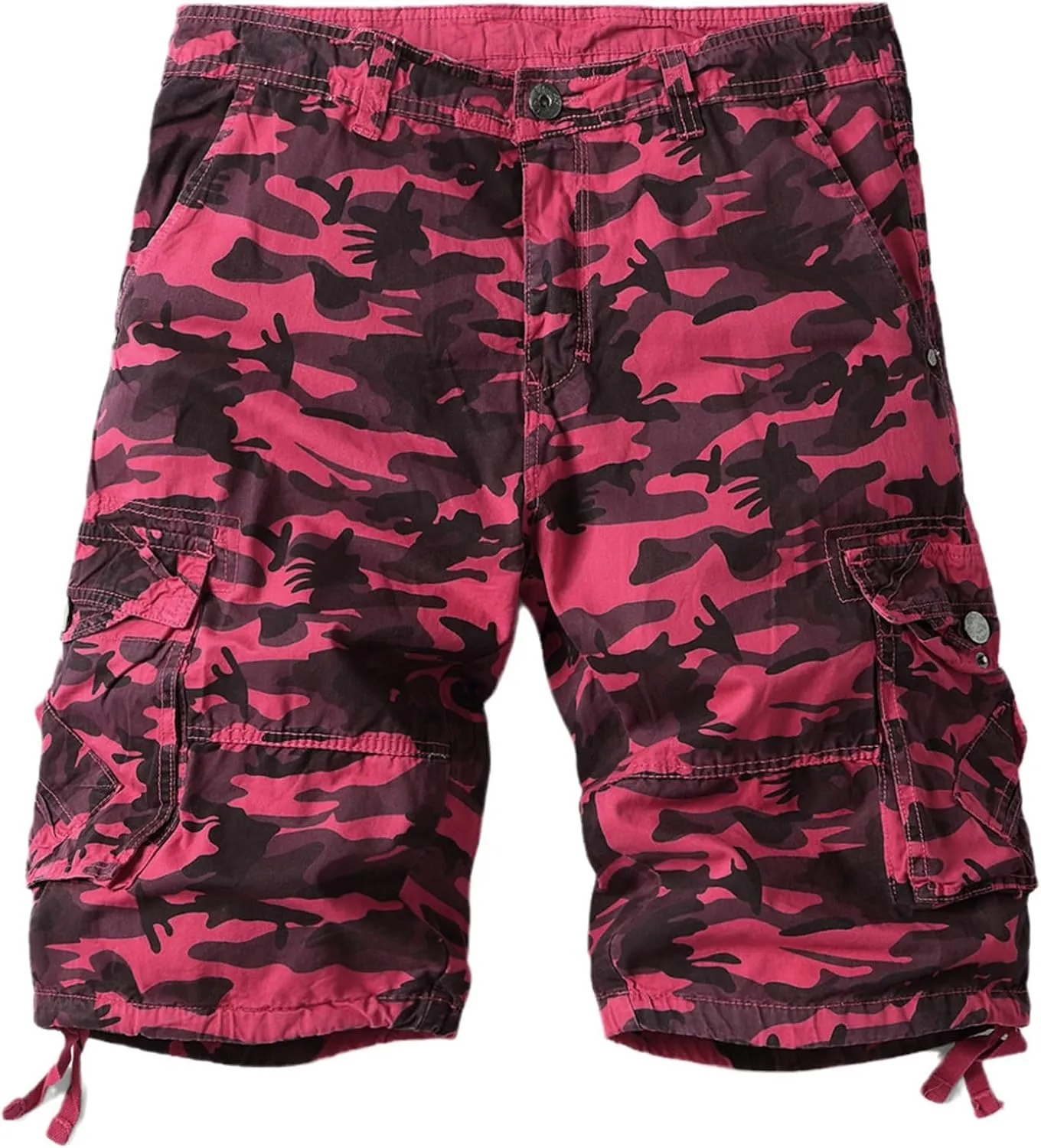 Men's Hiking Cargo Shorts Outdoor Camouflage Cargo Shorts Quick Dry Stretch Tactical Outdoor Shorts Golf Shorts