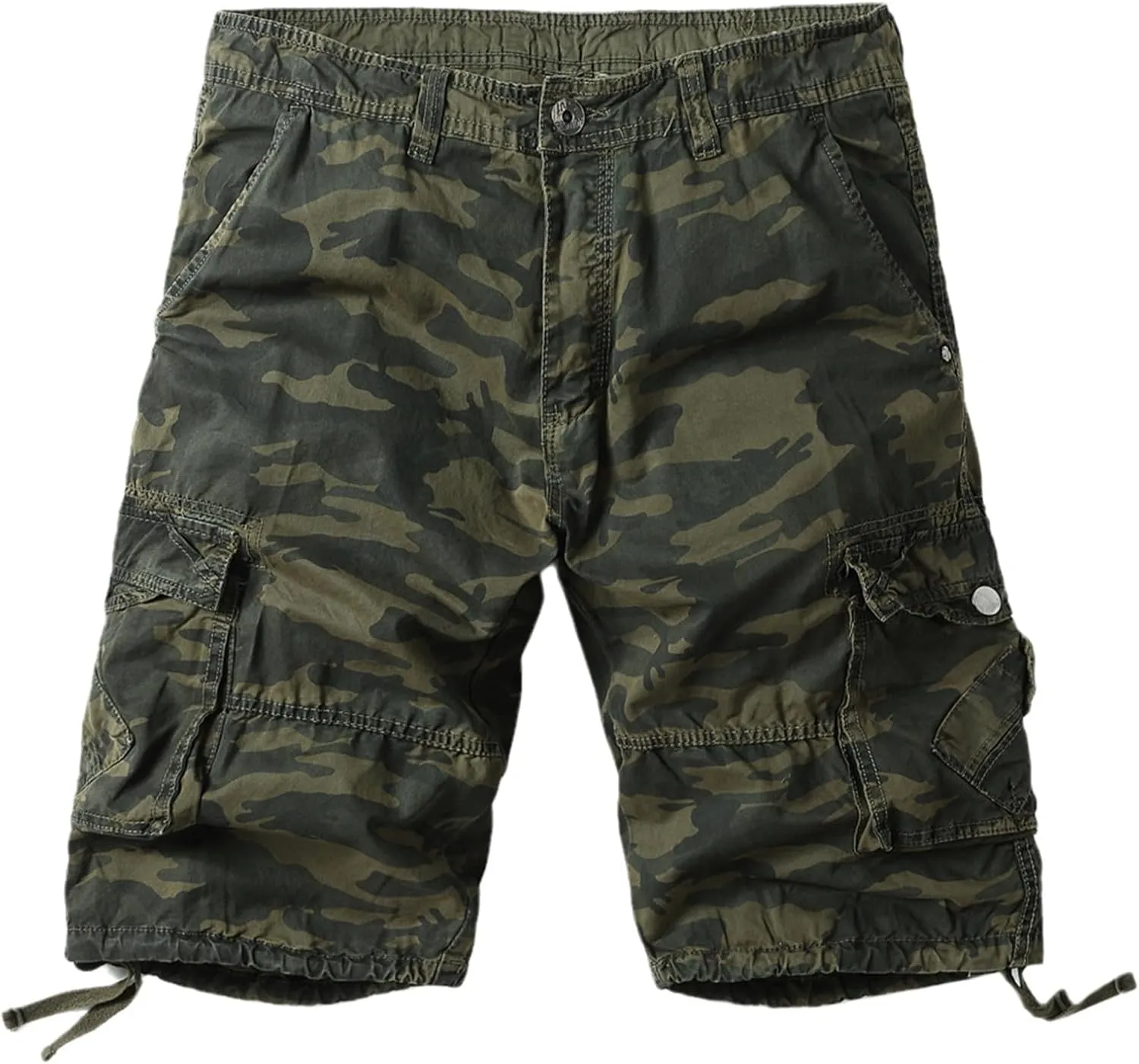 Men's Hiking Cargo Shorts Outdoor Camouflage Cargo Shorts Quick Dry Stretch Tactical Outdoor Shorts Golf Shorts