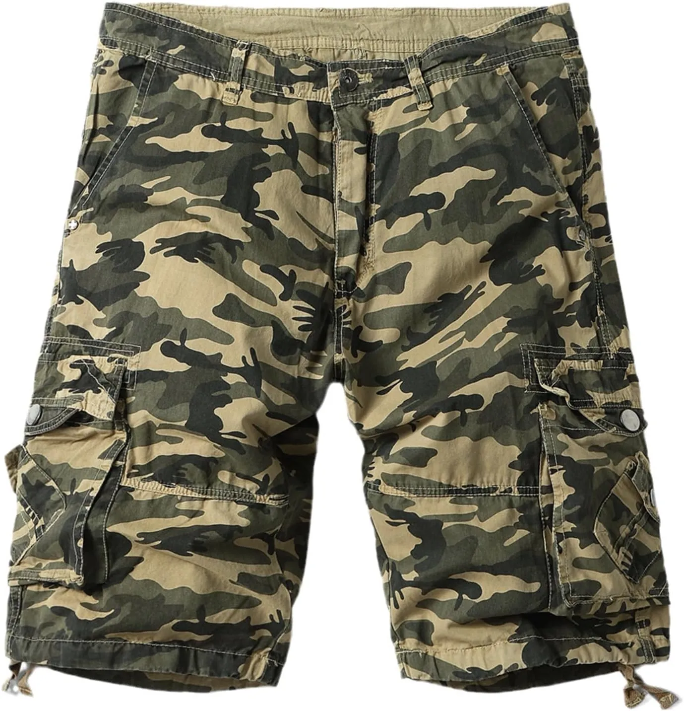 Men's Hiking Cargo Shorts Outdoor Camouflage Cargo Shorts Quick Dry Stretch Tactical Outdoor Shorts Golf Shorts