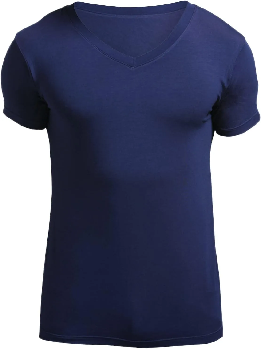 Mens Ice Silk Short Sleeve T Shirt Ultrathin Tight Translucent Summer Fashion Shaping Top Home Wear Underlay N