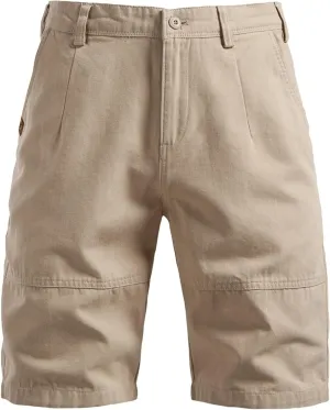 Mens Shorts Cargo with Multi Pockets Zipper Button Outdoor Summer Big and Tall Lightweight Wide Leg Gym Pant for Men