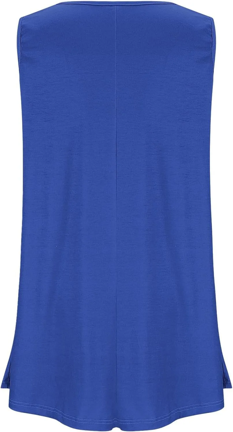 Plus Size Tunic Tops for Women Dressy Tank Tops 2025 Plus Size Loose Fit Dressy Loose Flowy T Shirts Blouses