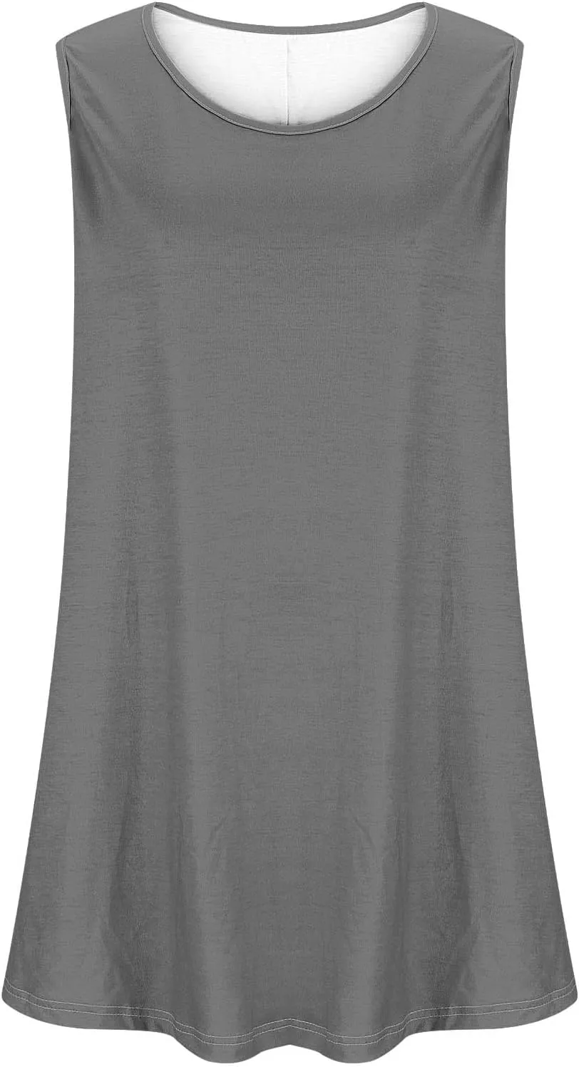 Plus Size Tunic Tops for Women Dressy Tank Tops 2025 Plus Size Loose Fit Dressy Loose Flowy T Shirts Blouses