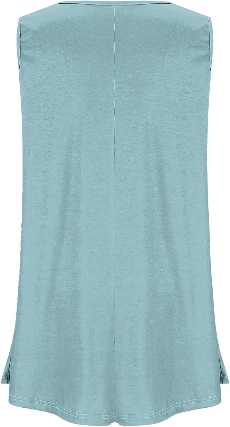 Plus Size Tunic Tops for Women Dressy Tank Tops 2025 Plus Size Loose Fit Dressy Loose Flowy T Shirts Blouses