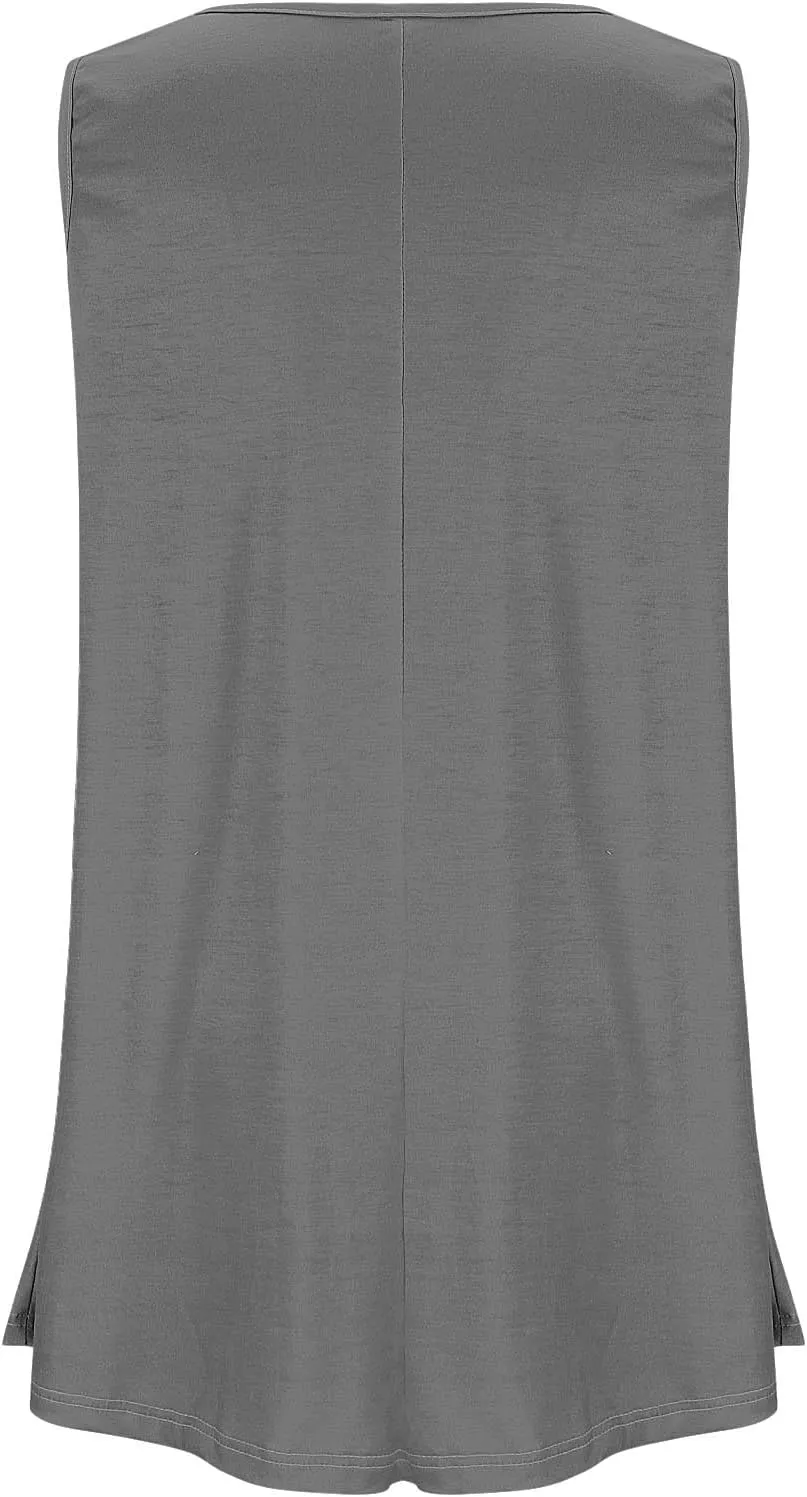 Plus Size Tunic Tops for Women Dressy Tank Tops 2025 Plus Size Loose Fit Dressy Loose Flowy T Shirts Blouses