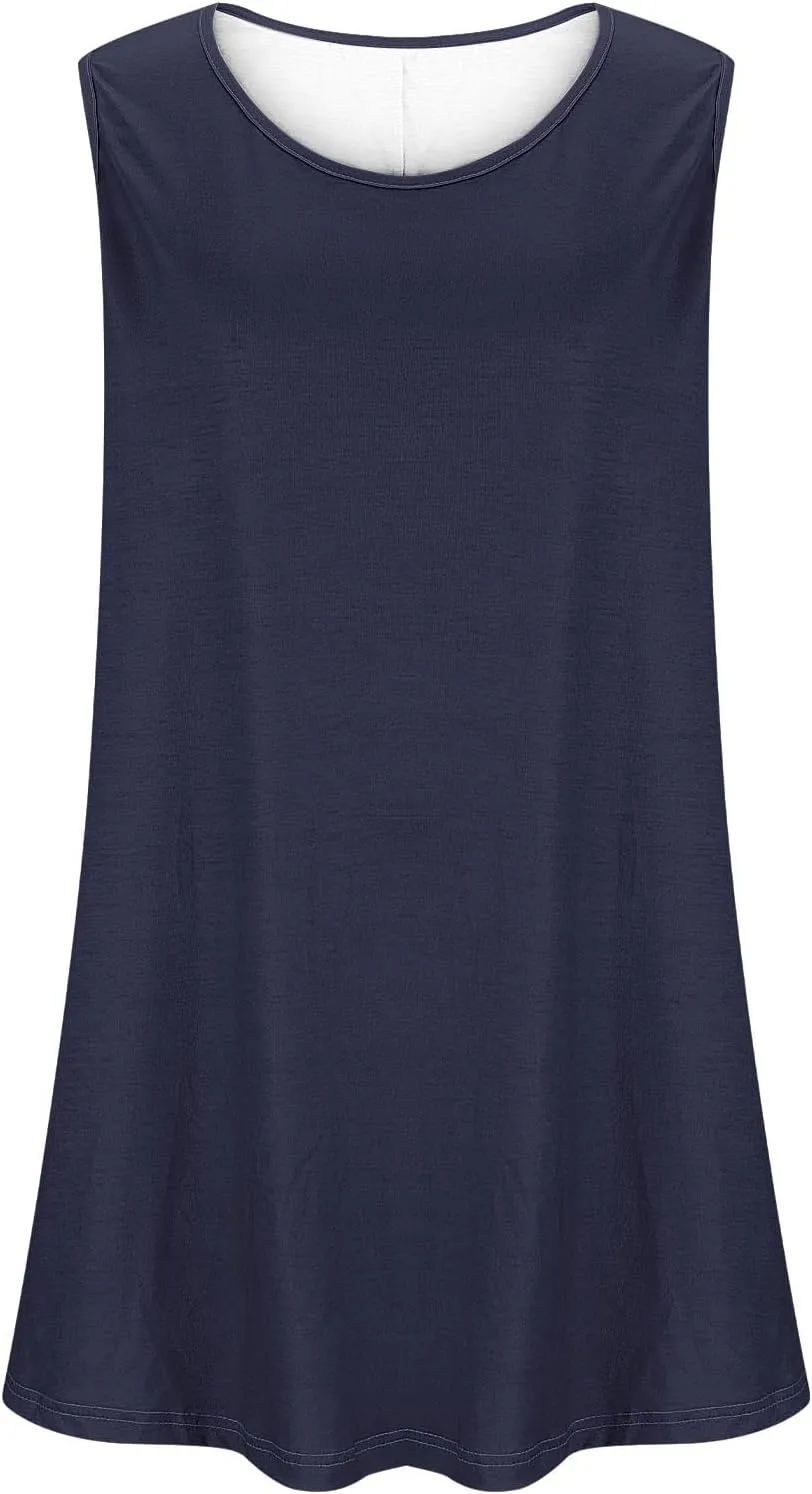 Plus Size Tunic Tops for Women Dressy Tank Tops 2025 Plus Size Loose Fit Dressy Loose Flowy T Shirts Blouses