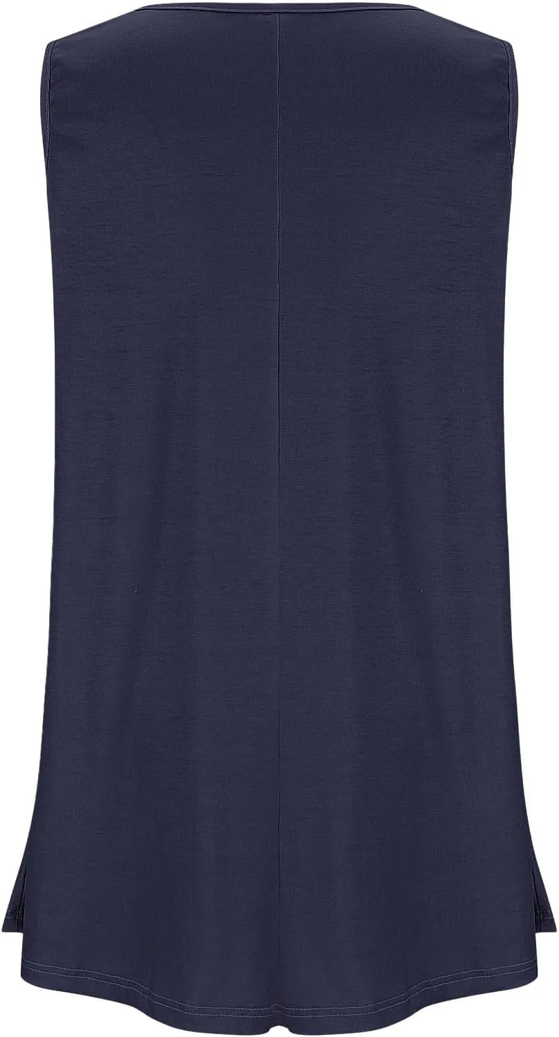 Plus Size Tunic Tops for Women Dressy Tank Tops 2025 Plus Size Loose Fit Dressy Loose Flowy T Shirts Blouses