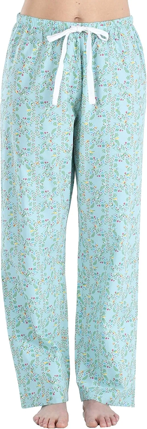 Sleepyheads Women's Sleepwear Poplin Cotton Short Sleeve Button Up Top Pajama Set