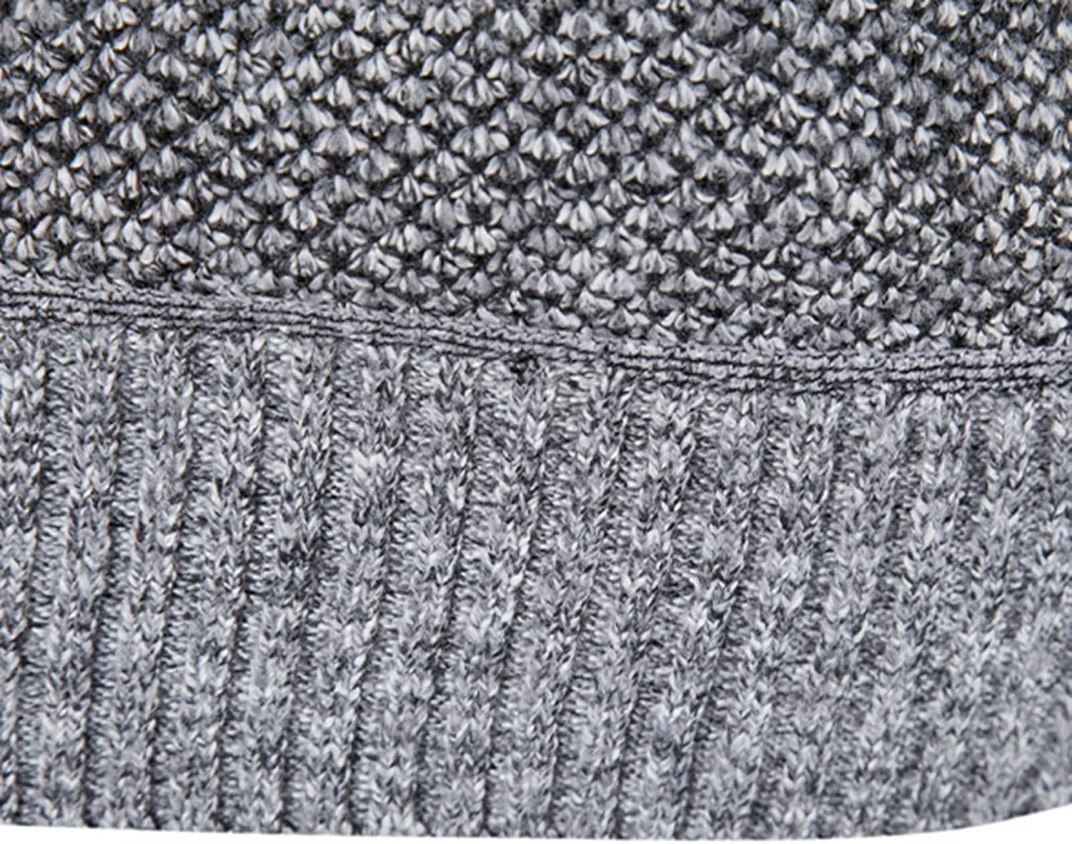 Slim Fit Polos Sweaters for Men Three Quarter Zipper Long Sleeve Sweater Turtleneck Pullover Jumper Tops Knitted Top