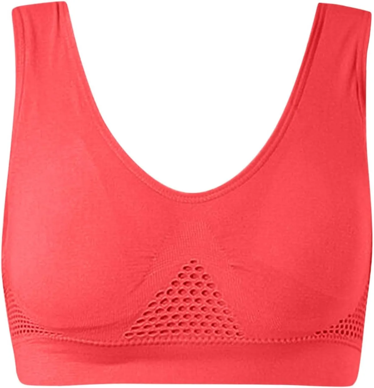 Sports Bras for Women Full Coverage No Underwire Everyday Bras Comfort Wireless Lightly Lined T-Shirt Bra