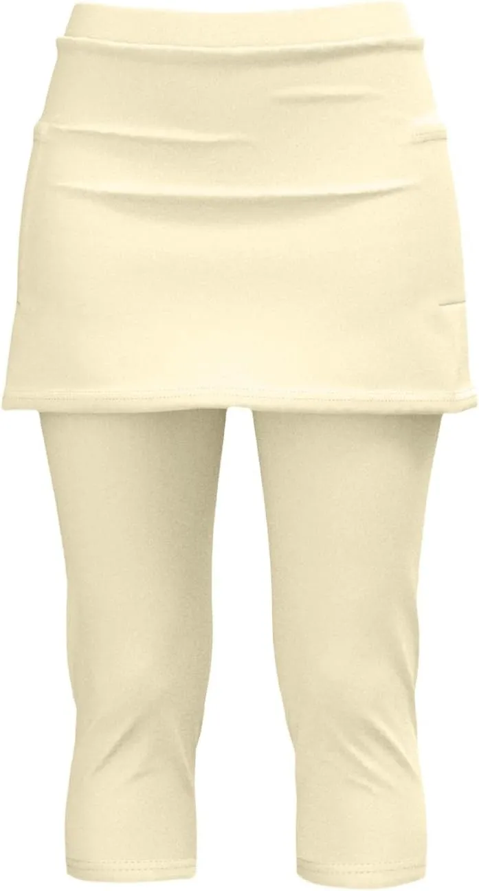 Tennis Skirt with Leggings for Women Solid Skirt Match Booty Lifting Capri Leggings 2025 Workout Gym Yoga Clothes