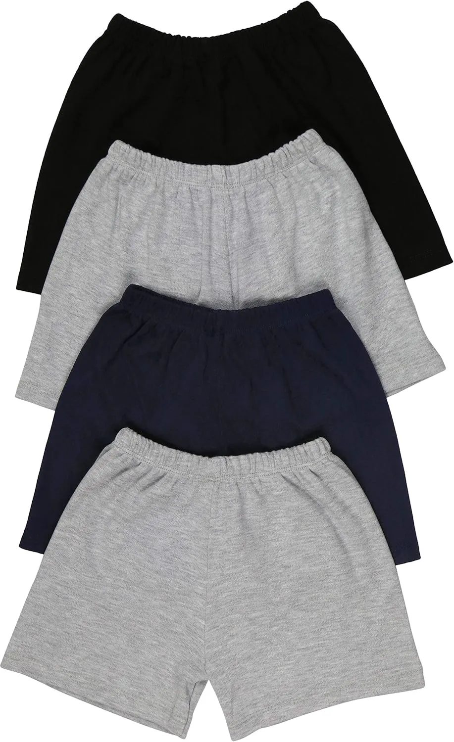 ToBeInStyle Boy's 4-Pack Relaxed Casual Lounging Shorts