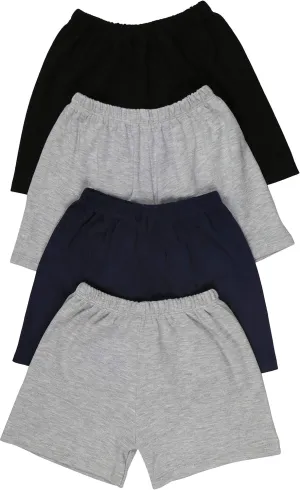 ToBeInStyle Boy's 4-Pack Relaxed Casual Lounging Shorts