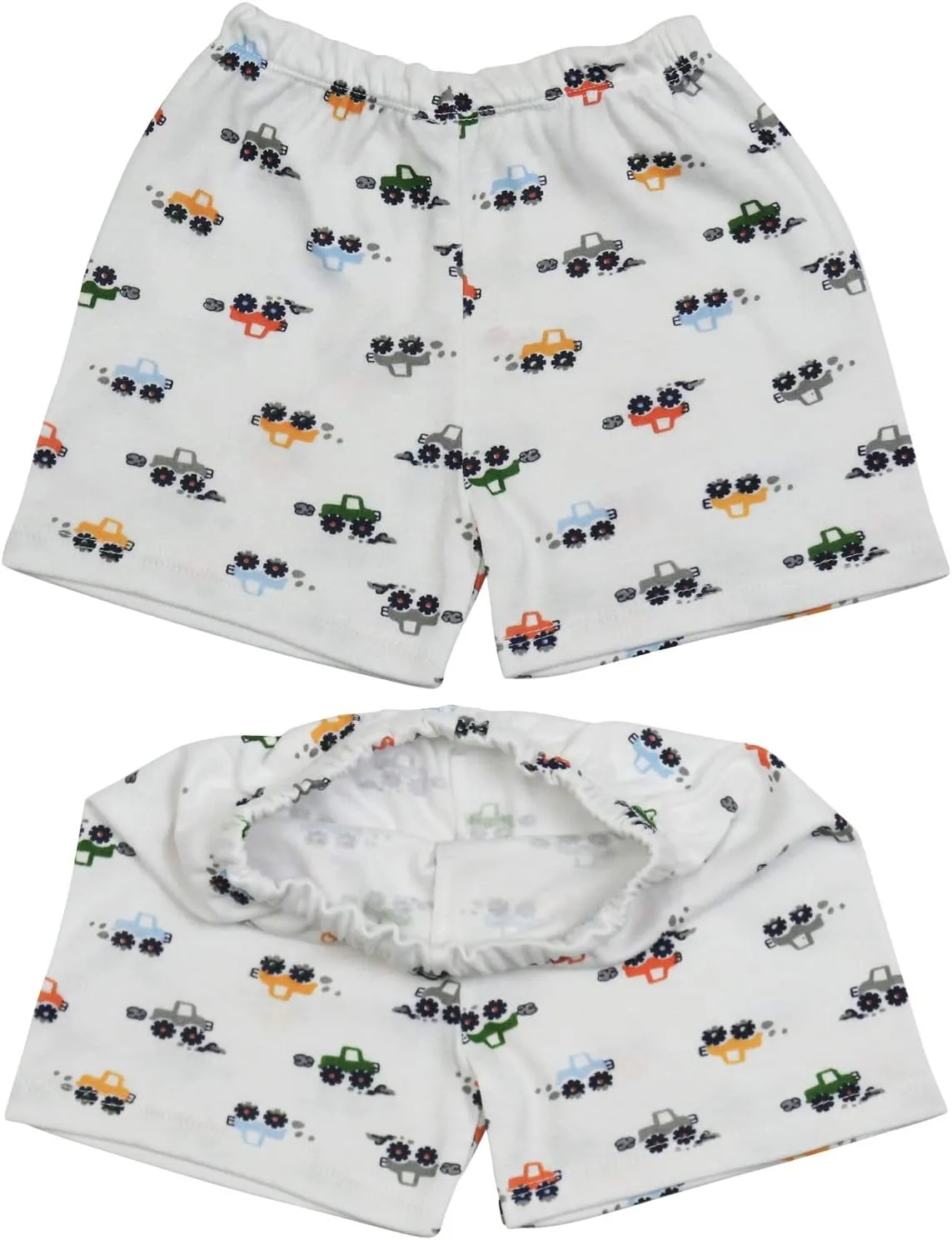 ToBeInStyle Girl's 4 Pack Cotton Relaxed Fit Elastic Casual Lounging Shorts