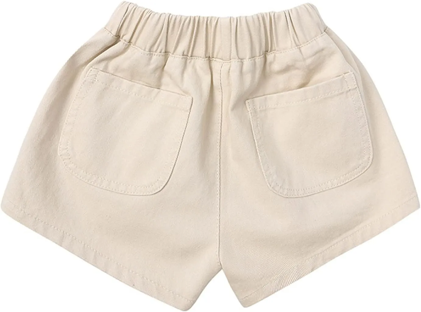 Toddler Boys Shorts French Terry Girls Cotton Shorts with Drawstring Casual Elastic Waist Pants Summer Clothes