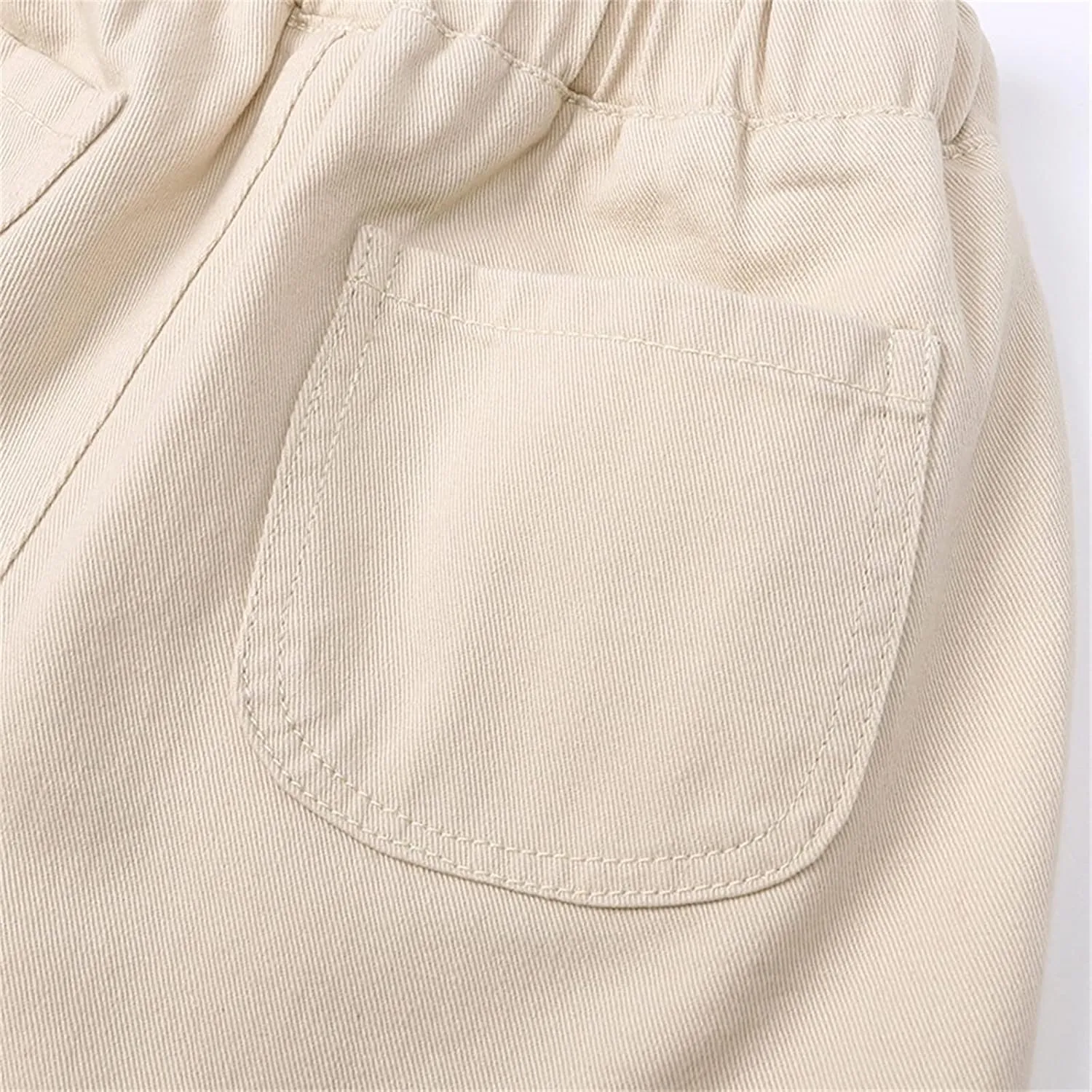 Toddler Boys Shorts French Terry Girls Cotton Shorts with Drawstring Casual Elastic Waist Pants Summer Clothes