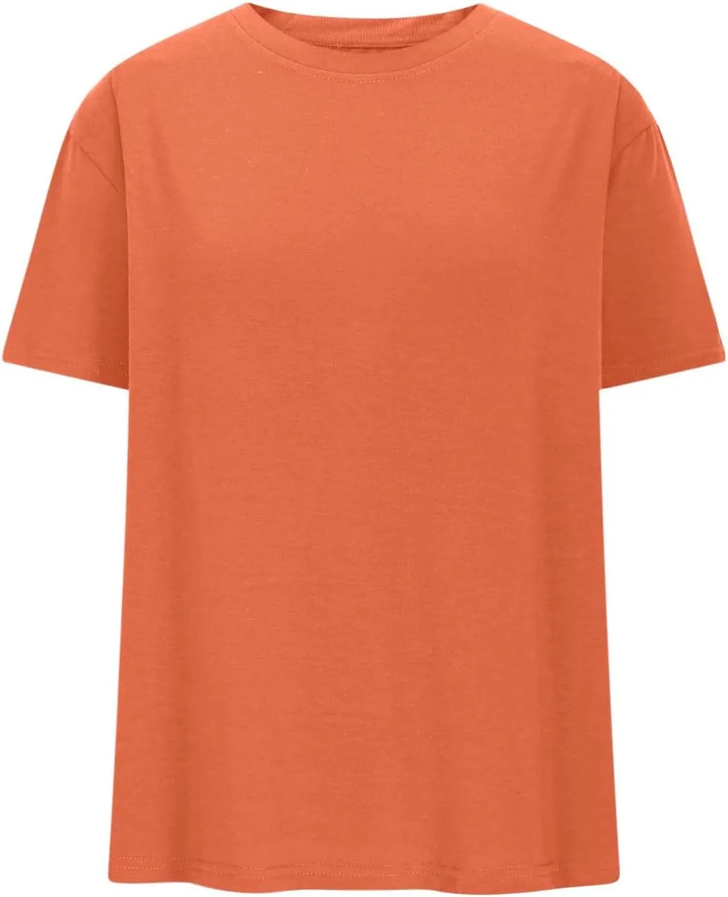 Vacation Outfits for Women Cap Sleeve Crewneck Comfort T-Shirt Fashion Lightweight Cozy Loose Summer Trendy Tees