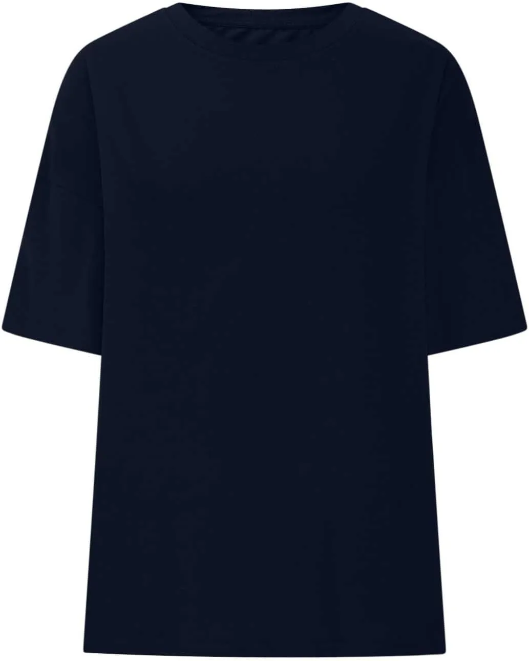 Vacation Outfits for Women Cap Sleeve Crewneck Comfort T-Shirt Fashion Lightweight Cozy Loose Summer Trendy Tees