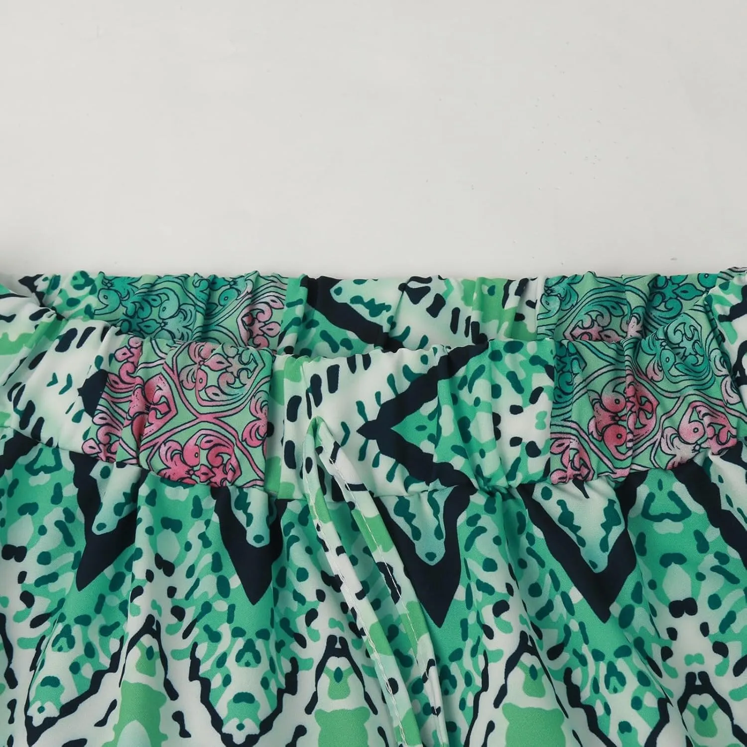 Women Floral Maxi Skirt Boho Flowy Long Skirt 2025 Summer Vacation Beach A-Line Tiered Skirts Comfy High Waist Dress