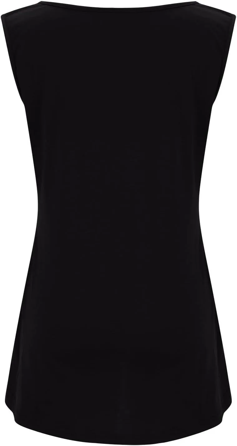Women Plus Size Tank Tops 2025 Summer Sleeveless Top Crew Neck Casual Blouse Solid Color Oversized Shirts