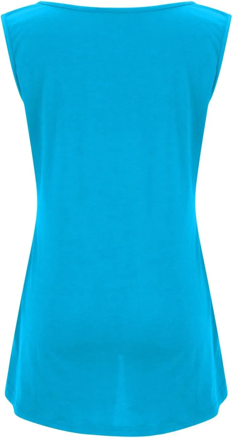 Women Plus Size Tank Tops 2025 Summer Sleeveless Top Crew Neck Casual Blouse Solid Color Oversized Shirts