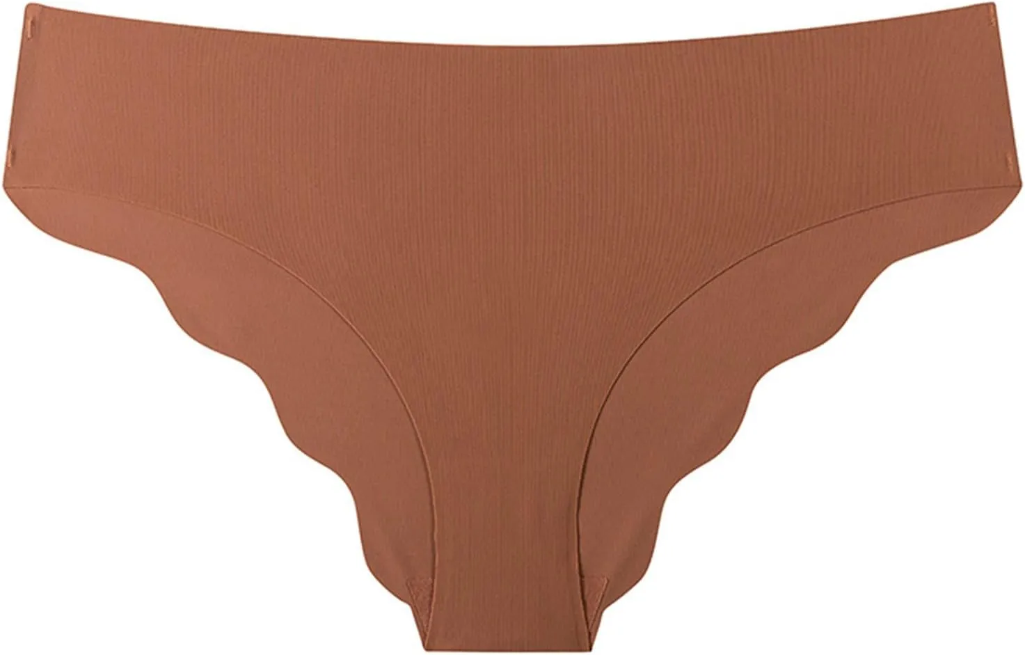 Women's Athletic Seamless Underwear Plus Size Ice Silk Thongs Sexy Panties Breathable Low Rise Comfor Tangas Ruffle