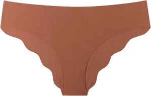 Women's Athletic Seamless Underwear Plus Size Ice Silk Thongs Sexy Panties Breathable Low Rise Comfor Tangas Ruffle
