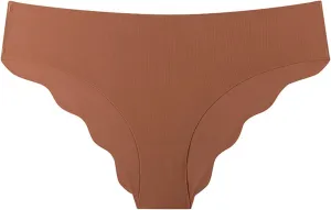 Women's Athletic Seamless Underwear Plus Size Ice Silk Thongs Sexy Panties Breathable Low Rise Comfor Tangas Ruffle