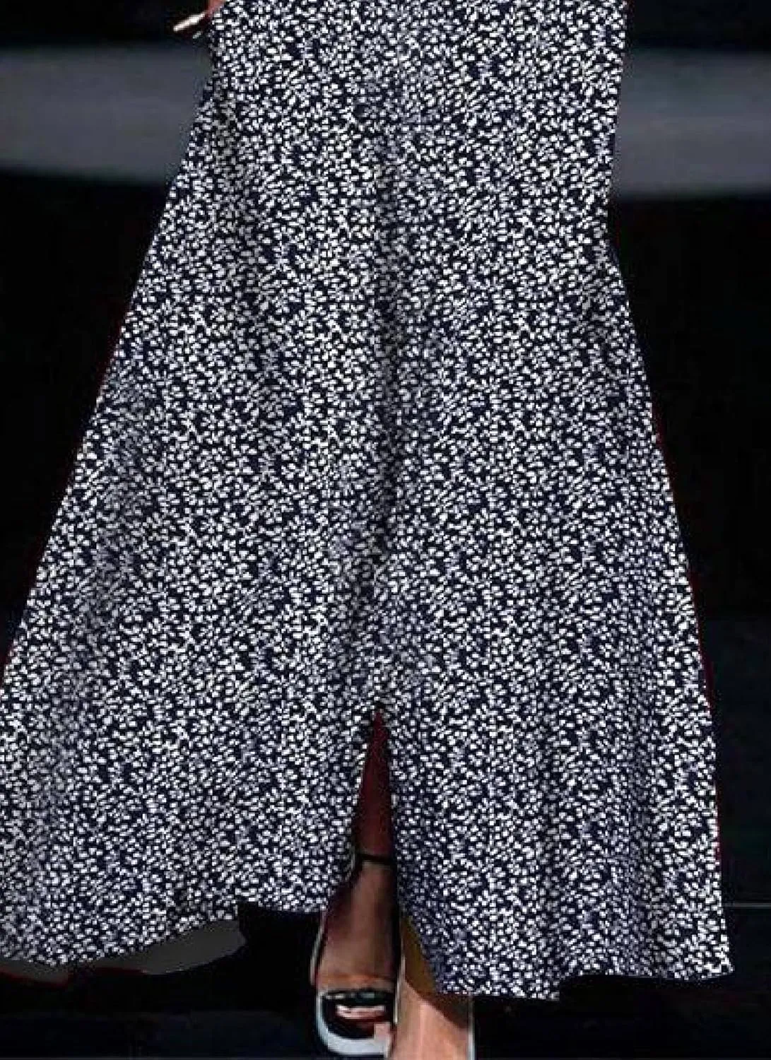 Women's Groovy Super Stretchy Maxi Party Dress Summer Beach Wrap Short Sleeve V-Neck Floral Print Dresses with Pockets
