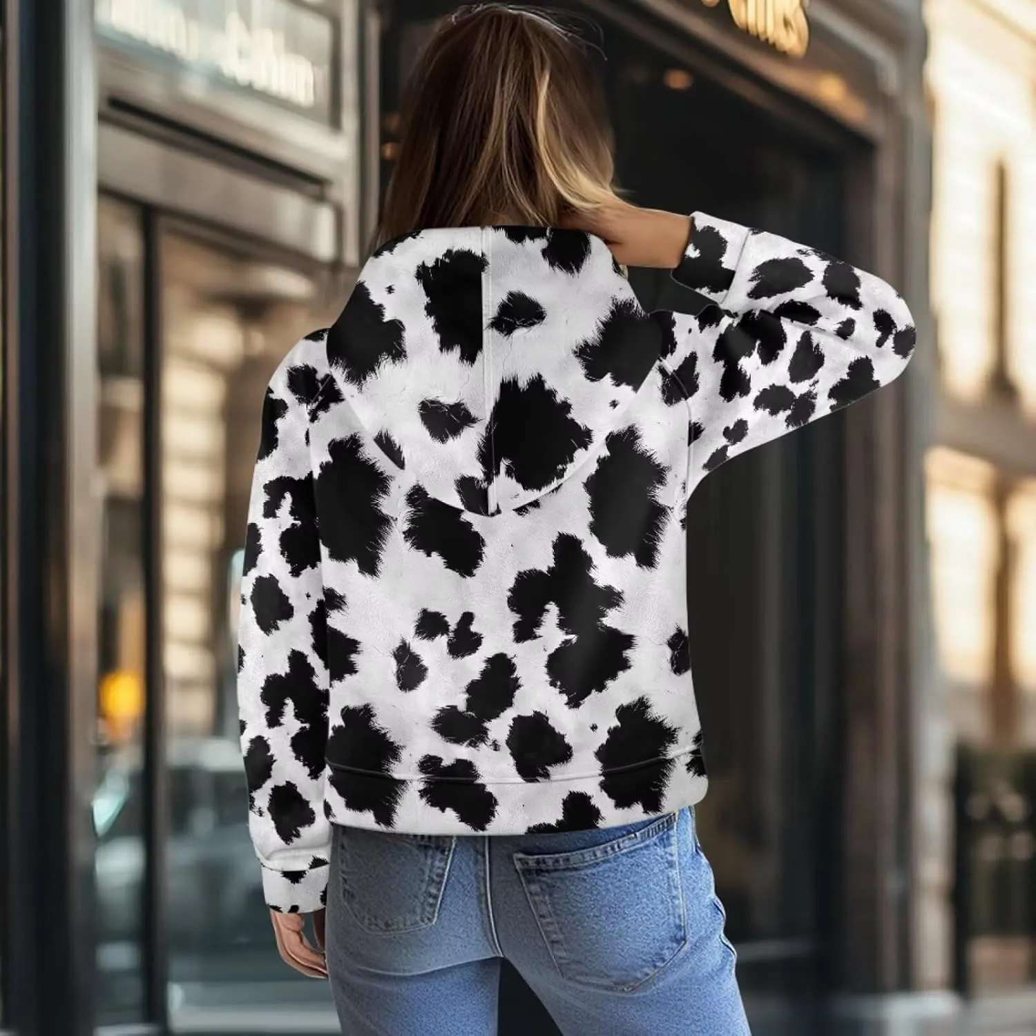 Women's Half Zip Hoodie Causal Raglan Sleeve Pullover Hooded Sweatshirt Cozy Soft Athletic Hoodie