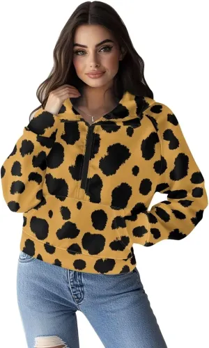 Women's Half Zip Hoodie Causal Raglan Sleeve Pullover Hooded Sweatshirt Cozy Soft Athletic Hoodie
