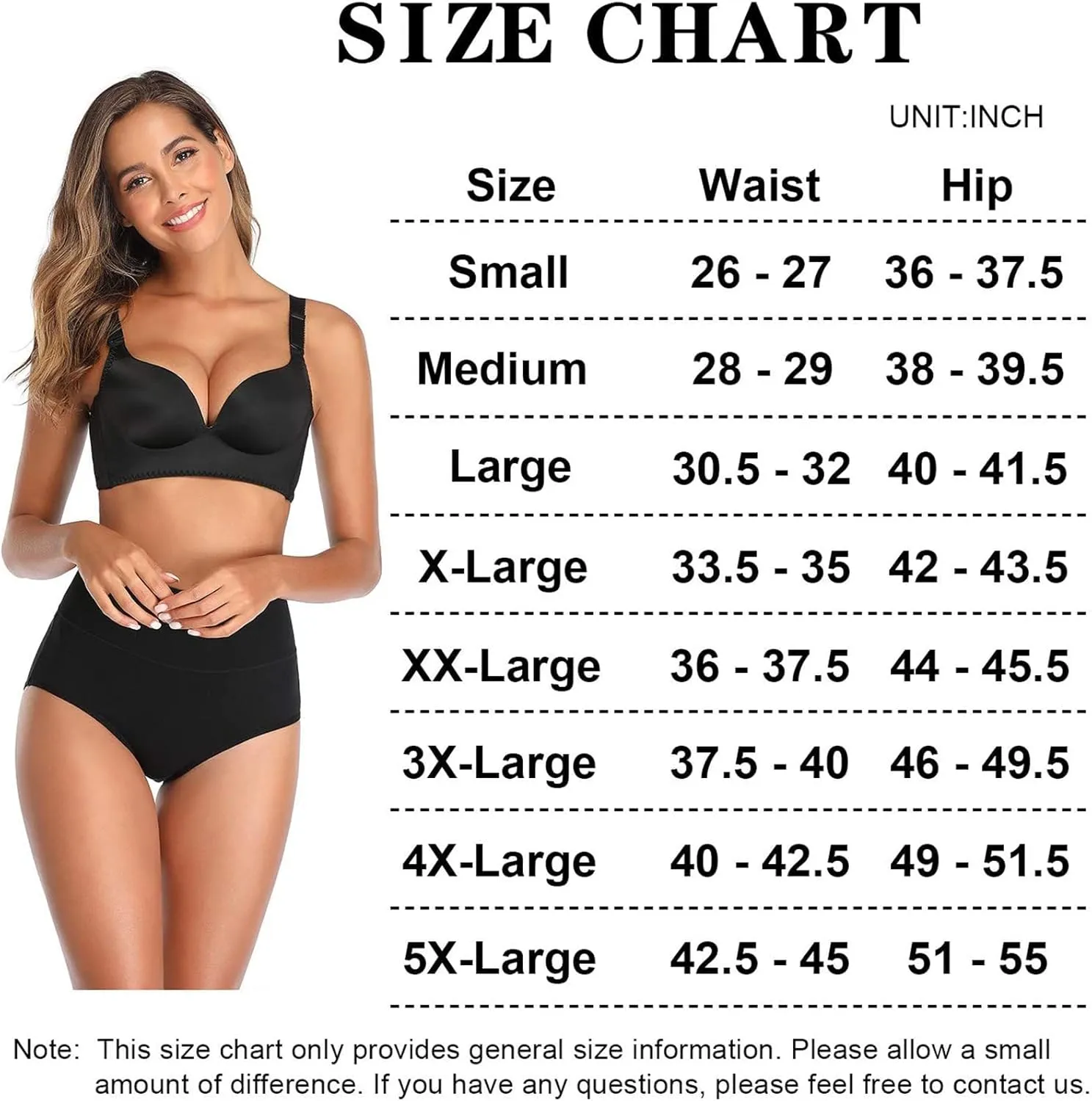 Women's High Waist Cotton Underwear Stretch Briefs Soft Comfy Ladies Panties MultiPack