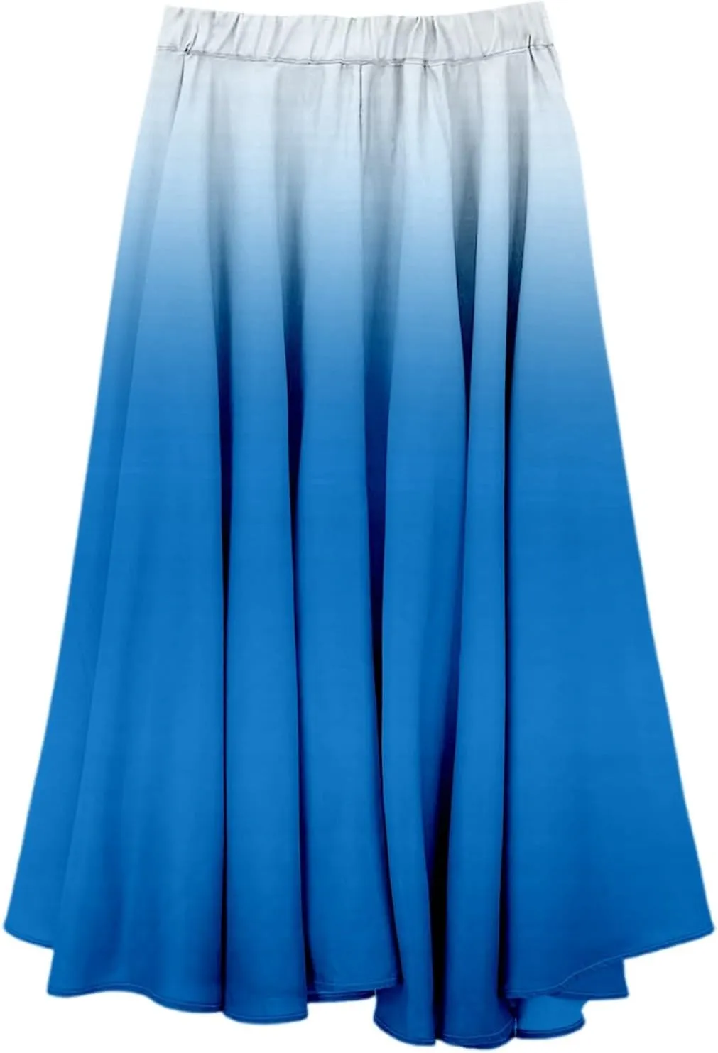 Womens Maxi Skirt Dress Boho Flowy Swing A-Line Elastic Waist Pleated Beach Vacation Long Skirrts Swimsuit Cover Ups