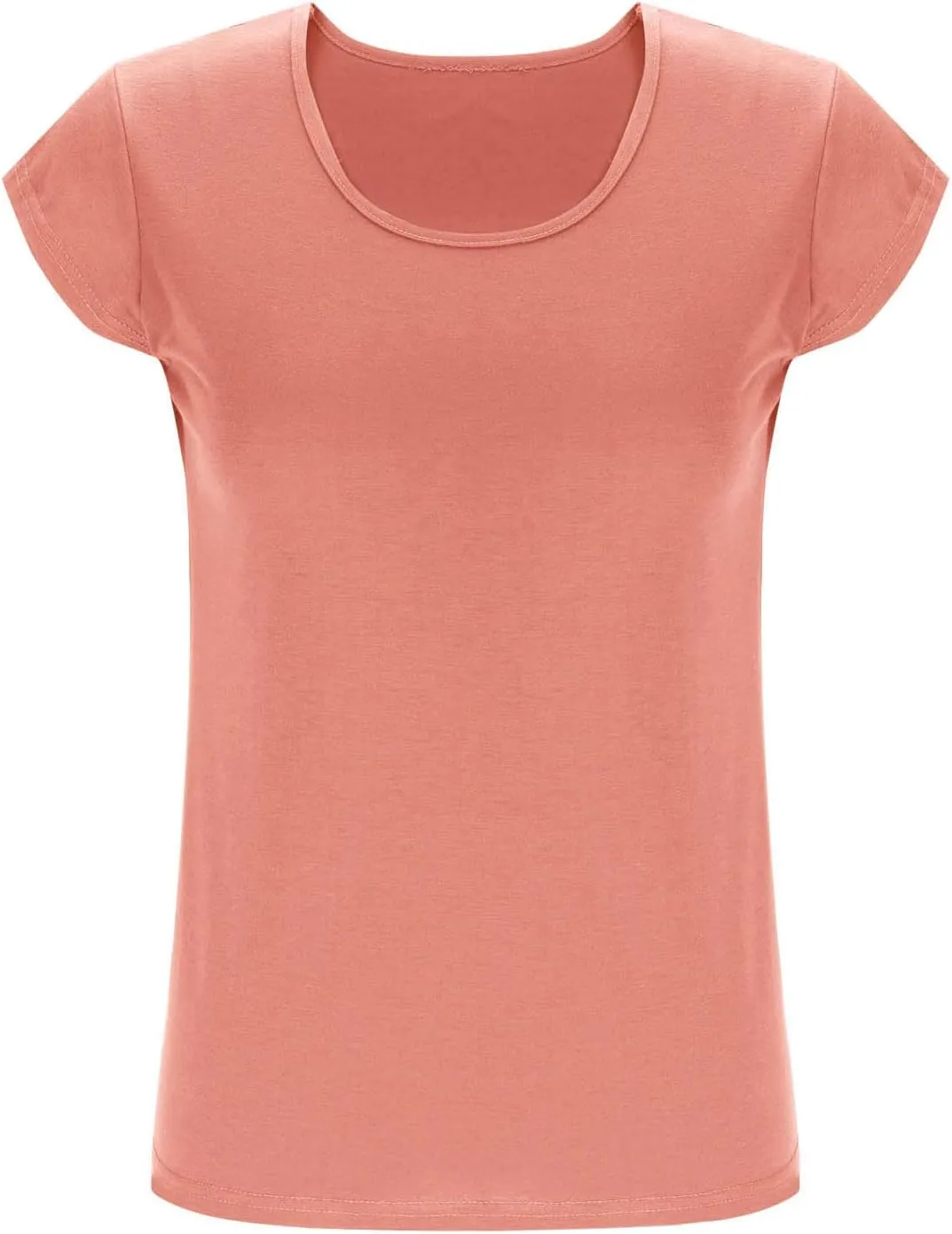 Womens Summer Tops 2025 Cap Sleeve Scoop Neck T Shirts Short Sleeve Tshirts Beach Shirts Fashion Vacation Cloth