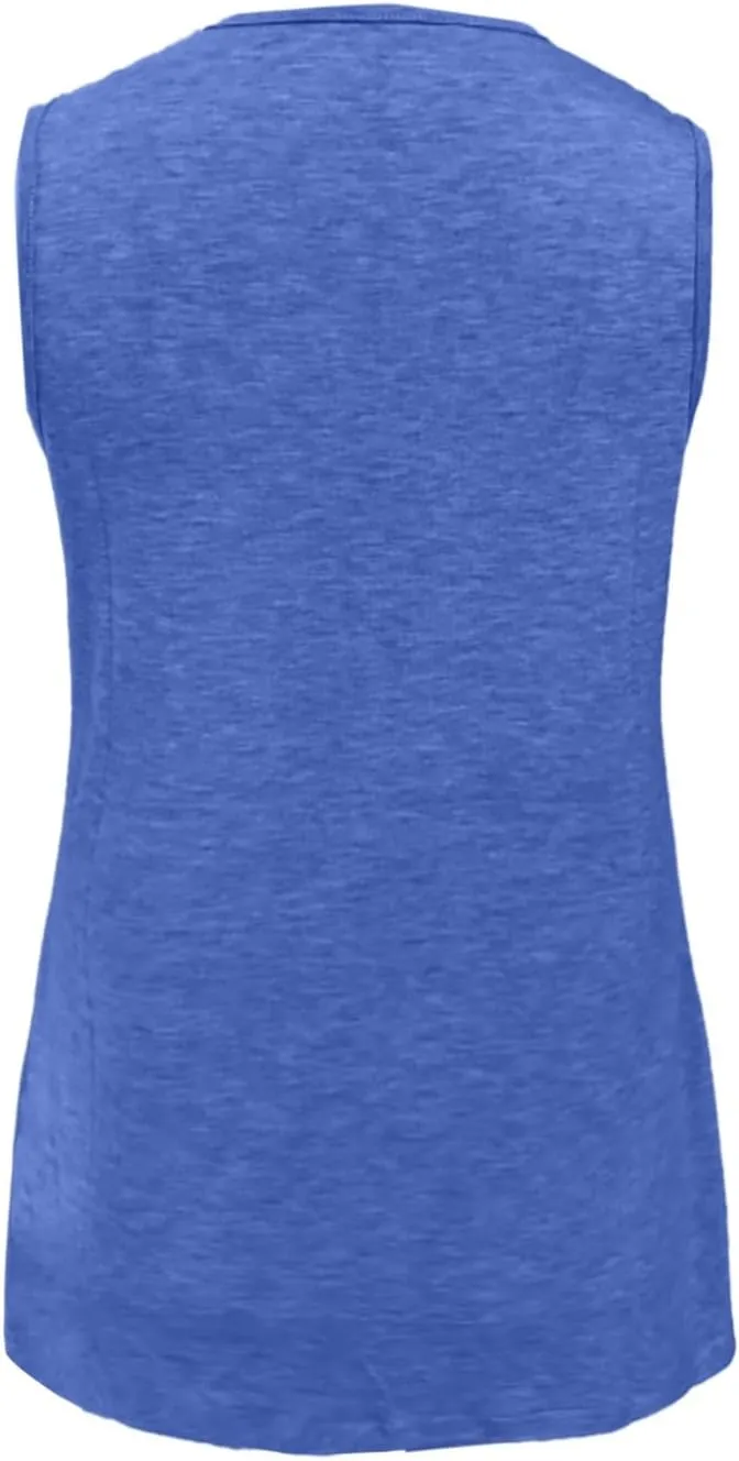 Womens Tank Tops 2025 Sleeveless Summer Vacation Beach Tees Shirts V Neck Basic Shirts