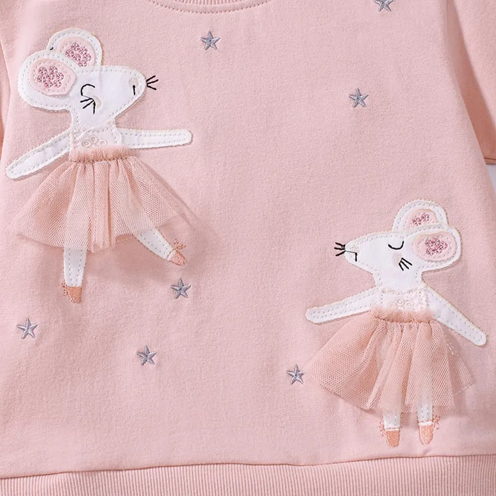 Youlebao Little Girls Short Sleeve Dresses Cotton Casual Clothing